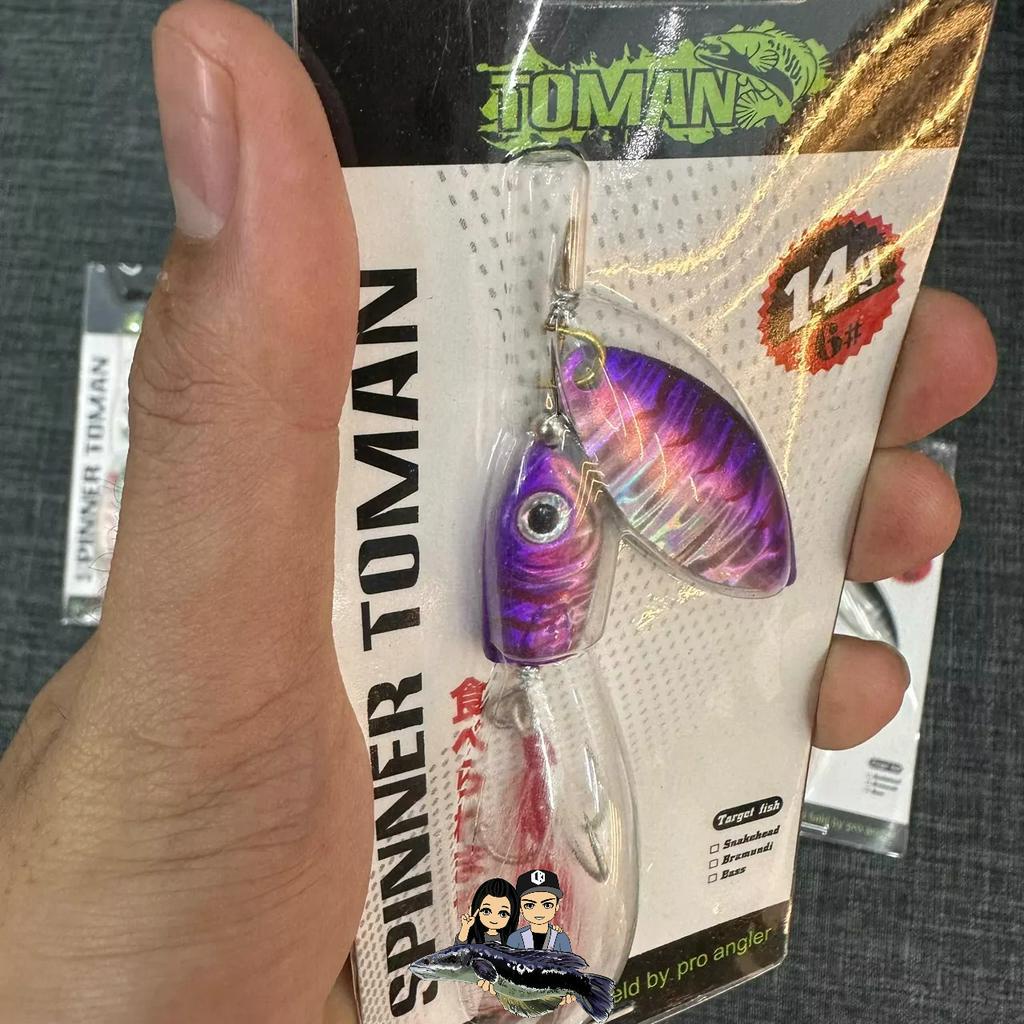Mồi câu chuyên lure Spiner Toman