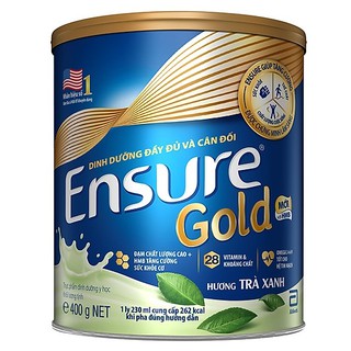Sữa bột Ensure Gold Trà xanh 400g