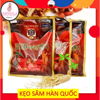 Gói kẹo sâm, kẹo hắc sâm, kẹo quế Hàn Quốc