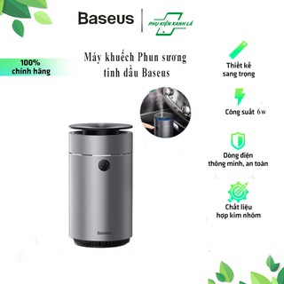 Máy phun sương tạo ẩm, xông tinh dầu mini dùng cho xe hơi Baseus Time Aromatherapy Humidifier - 75ml ❤