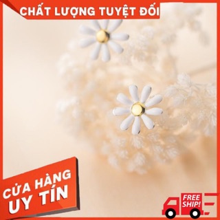 🌼 bông tai bạc s925 🌼 bông tai hoa cúc dễ thương 🌼 hot trend 🌼