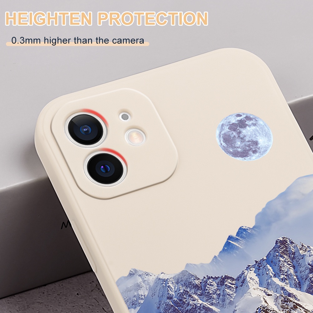 Ốp Điện Thoại Silicon Mềm In Cảnh Núi Tuyết Cho OPPO F9 Pro F1 F3 R9S Plus F7 F1S R9 F17 A73 OPPO Reno 2F 2Z 6Z Reno 4 Pro Reno 5 Pro