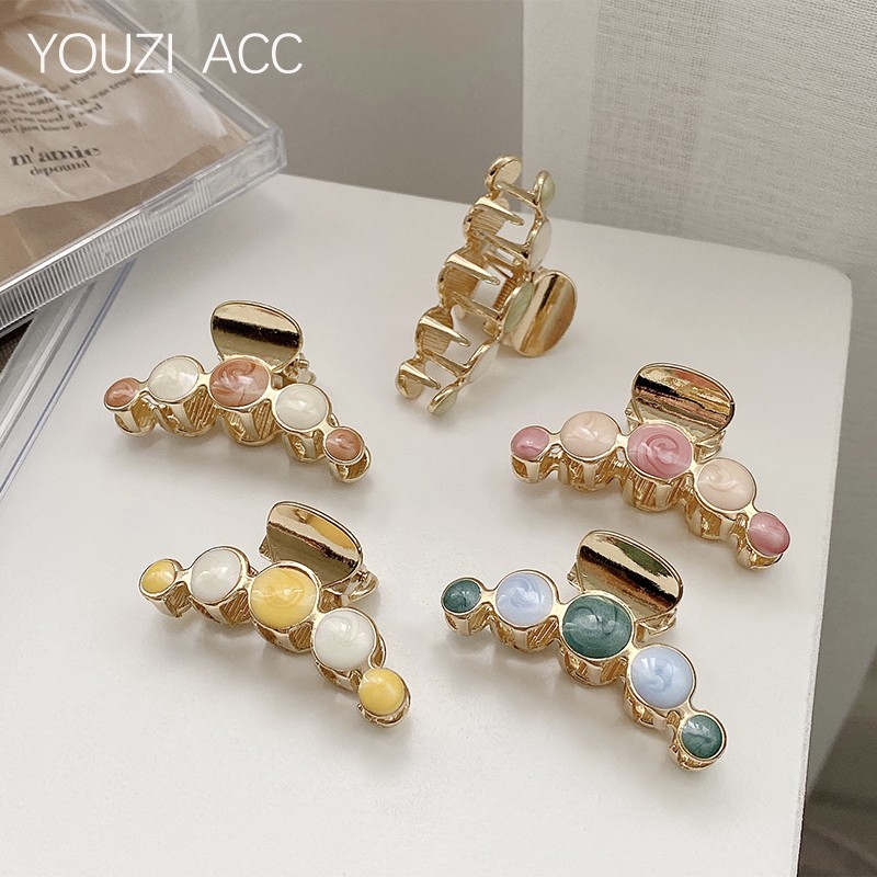 Kẹp tóc nữ đính đá thời trang phong cách Hàn Quốc