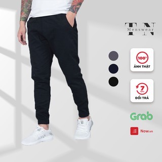 Quần Jogger Nam Kaki Trơn Basic Thiết Kế Lưng Thun Trẻ Trung Phong Cách Hàn Quốc