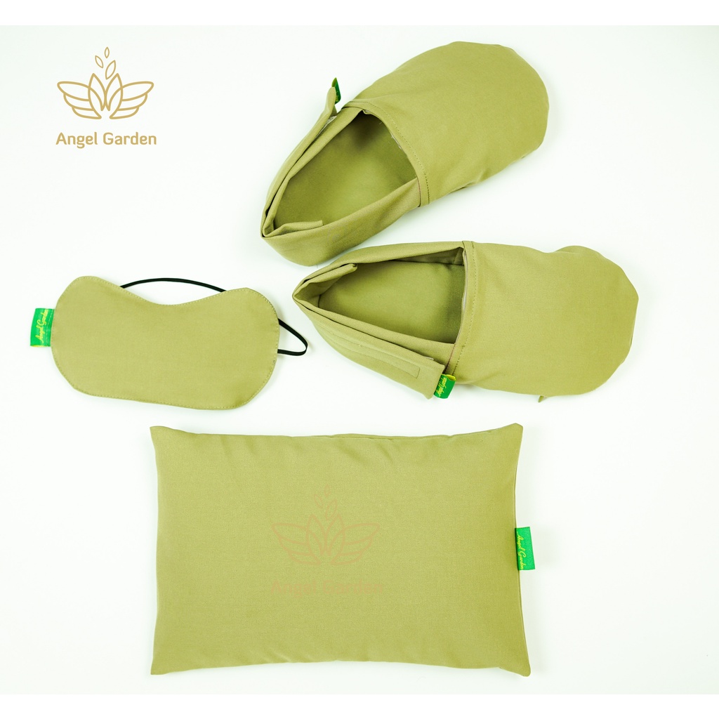 Giày thảo mộc chườm giảm đau mỏi LÒ VI SÓNG/CHẢO  - chăm sóc đôi bàn chân khỏe mạnh, ngủ ngon sâu giấc ANGEL GARDEN SPA