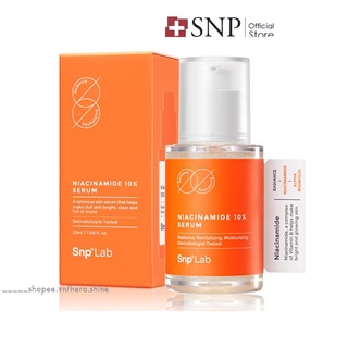 Serum dưỡng trắng sáng snp lab niacinamide 10 serum làm mờ vết thâm sạm trên da 32ml