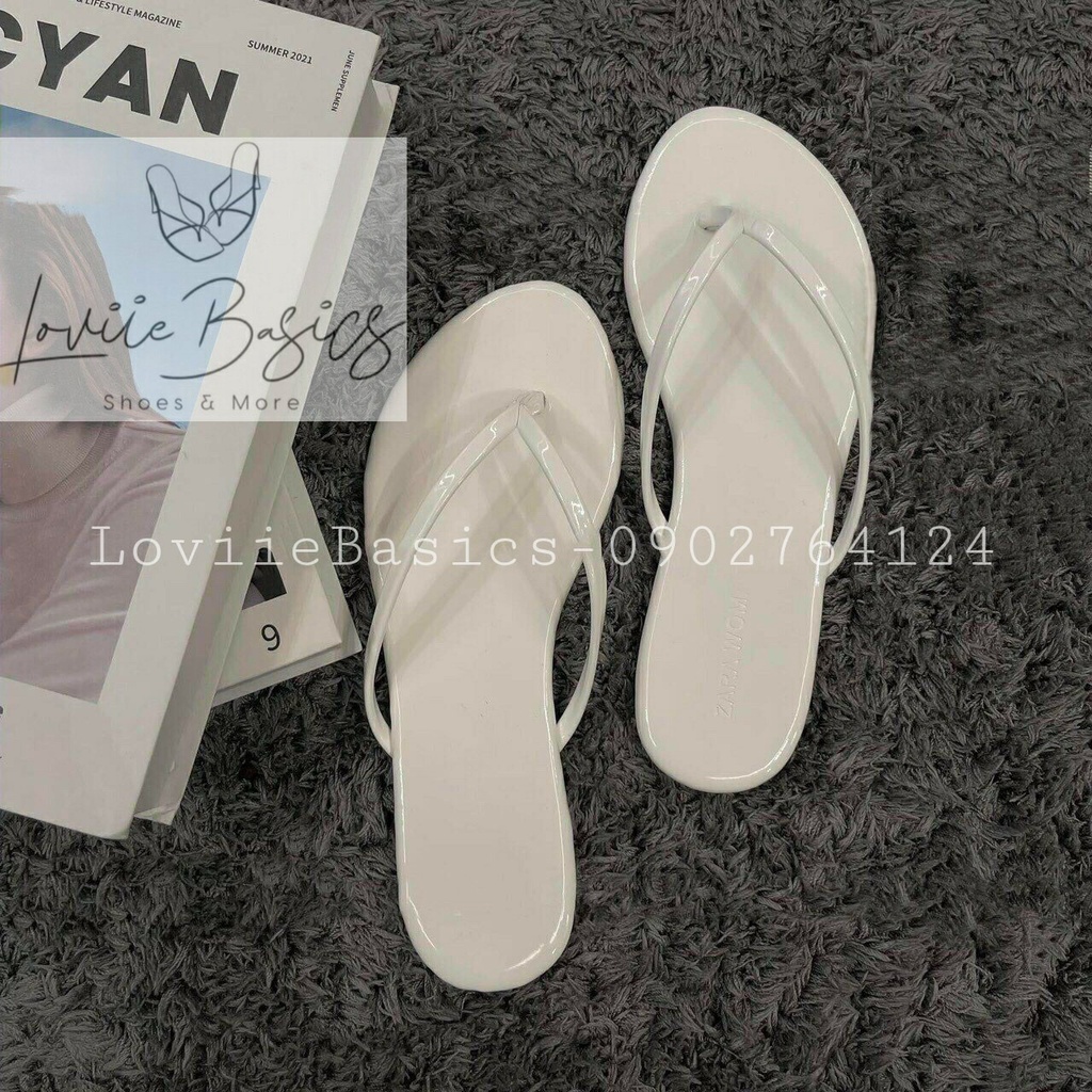 DÉP LÊ NỮ ĐI BIỂN LOVIIE BASICS - DÉP BỆT THỜI TRANG QUAI NGANG KẸP ĐỄ THẤP ĐỦ MÀU D210533 D1111