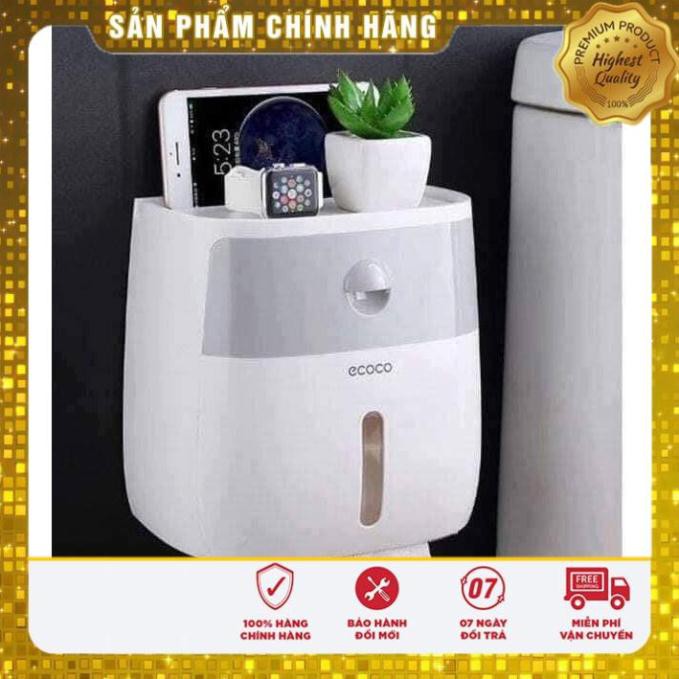 【SALE SHOCK - HÀNG CHÍNH HÃNG】 HỘP ĐỰNG GIẤY VỆ SINH 2 TẦNG  ECOCO - CAO CẤP - TIỆN DỤNG - CHÍNH HÃN