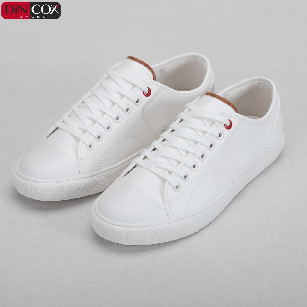 Giày Sneaker Da Nam DINCOX C11 Trẻ Trung, Năng Động White