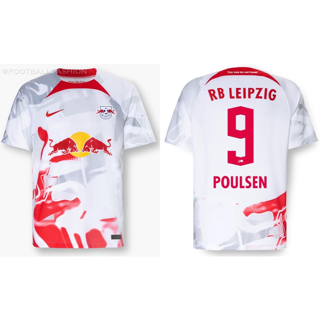 Áo Thun Số 22-23 Của Đội Tuyển Đá Banh Leipzig Size s-2xl