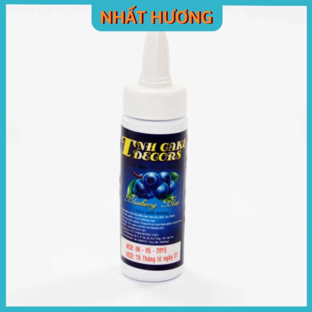 Màu Bột Xịt Thực Phẩm Màu Xanh Dương Bluberry Blue