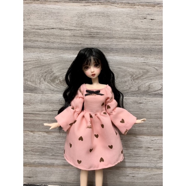 Váy tay phồng trái tim size blythe,xinyi,barbie