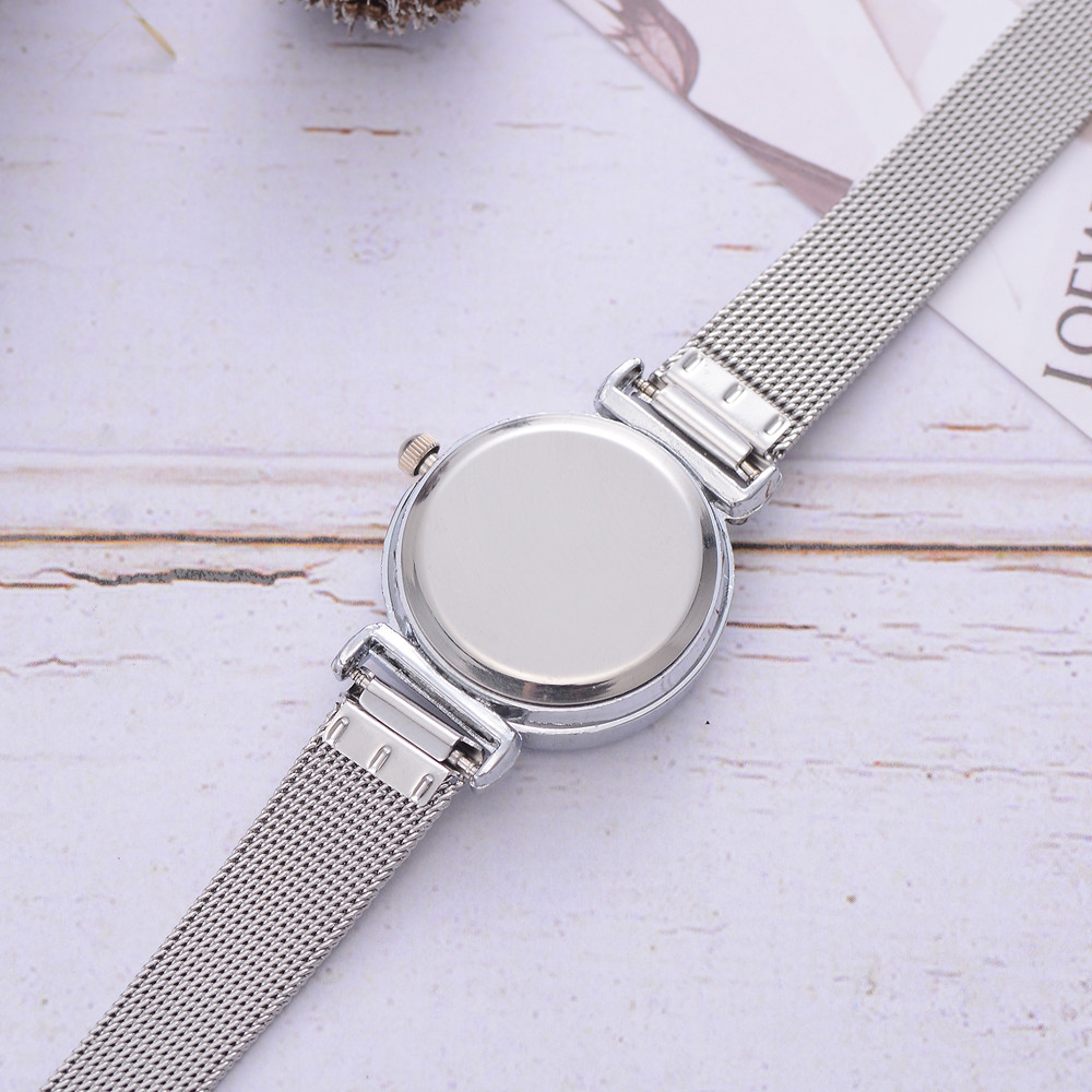 Women's Casual Quartz Mesh Belt Watch Analog Wrist Watch