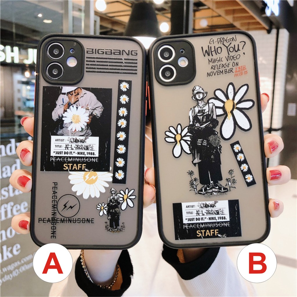Ốp Lưng Nhám Chống Sock, Va Đập Bảo Vệ Camera Peaceminusone - G011