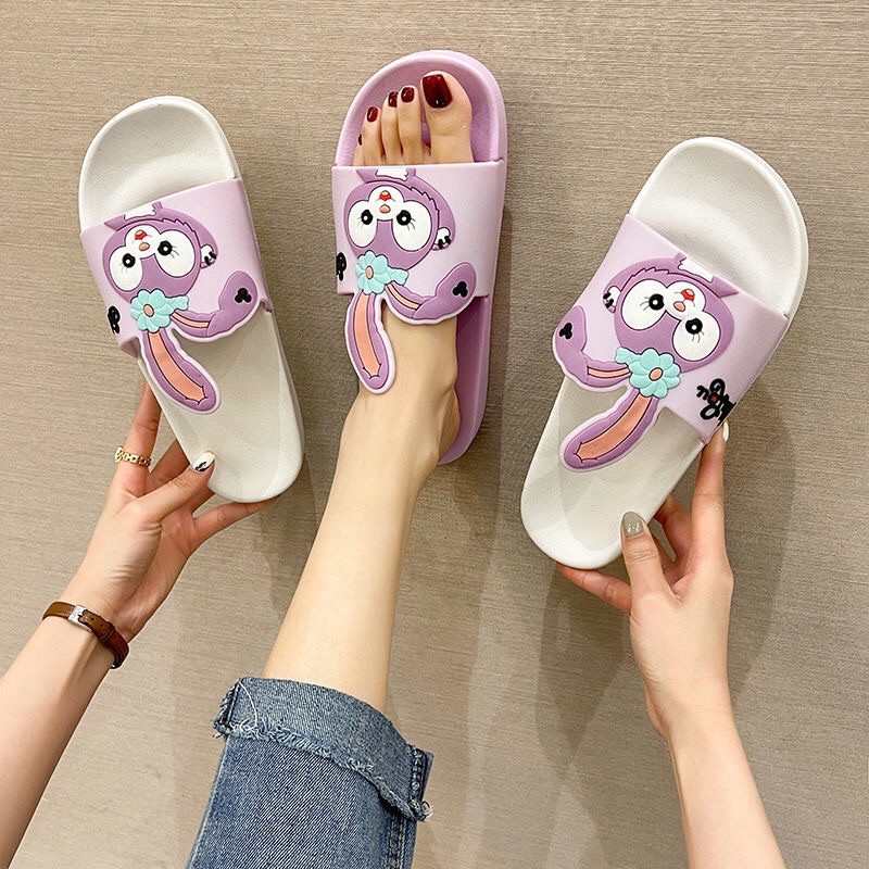 Dép quai ngang hình thỏ Stella Lou nhiều màu sắc đủ size kích cỡ