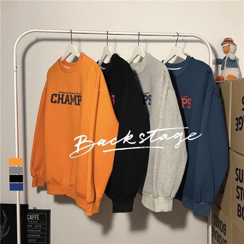 Áo nỉ chữ Champs