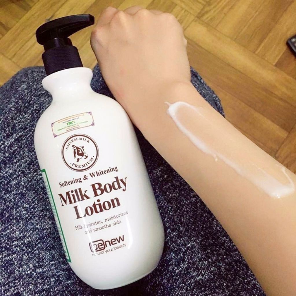 Sữa dưỡng thể trắng da BENEW Whitening Body Lotion Hàn Quốc không gây nhờn dính trên da