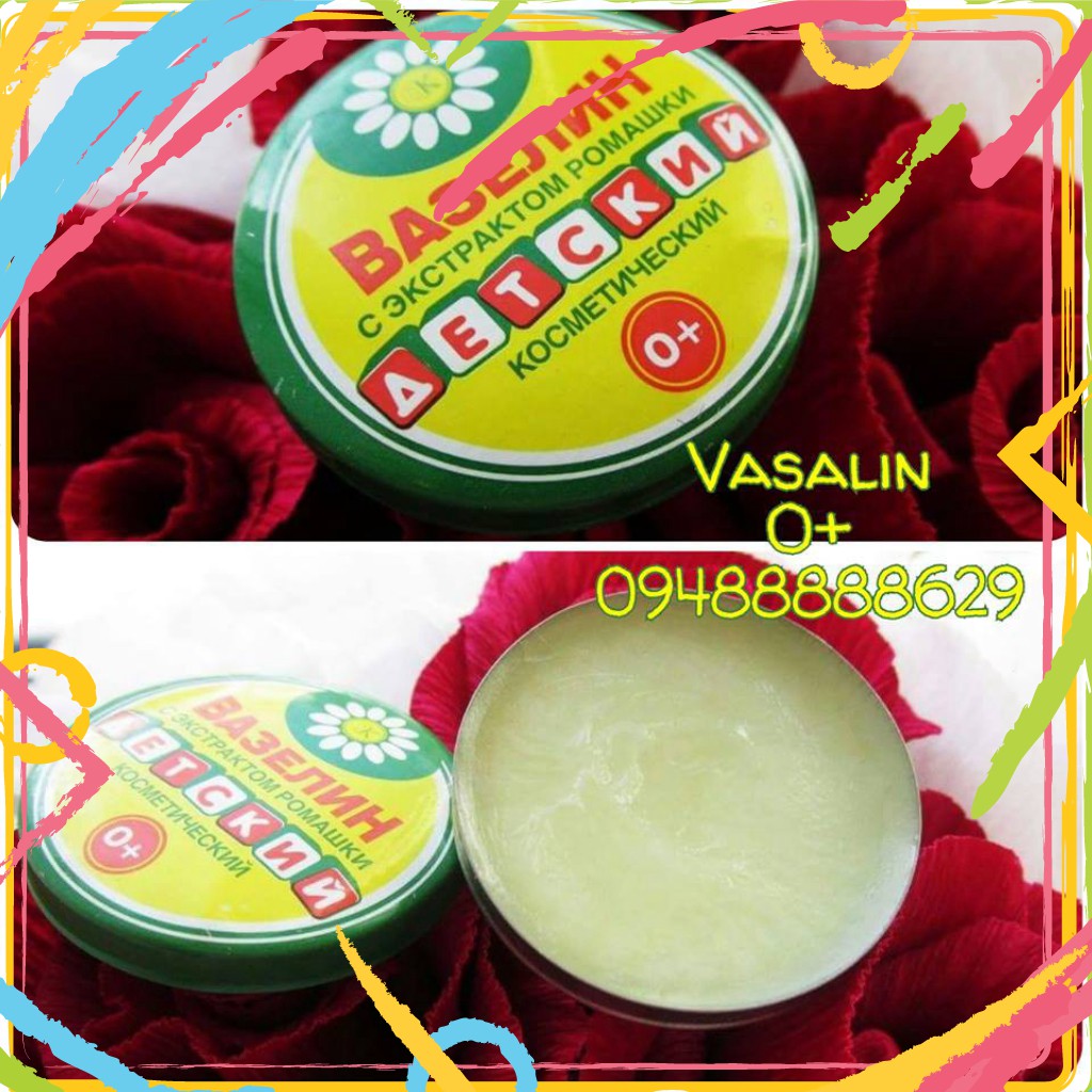 Vaseline Nga - Vaselin Hoa Cúc 0+ dùng được cho trẻ sơ sinh [salesale]