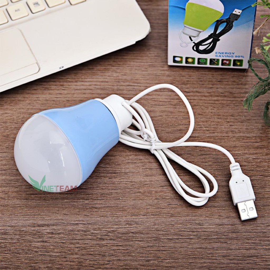 Bóng Đèn Led Bulb USB siêu sáng công suất 5W ( Ánh sáng Trắng )dùng cắm trại ,trang trí nhà cửa | BigBuy360 - bigbuy360.vn