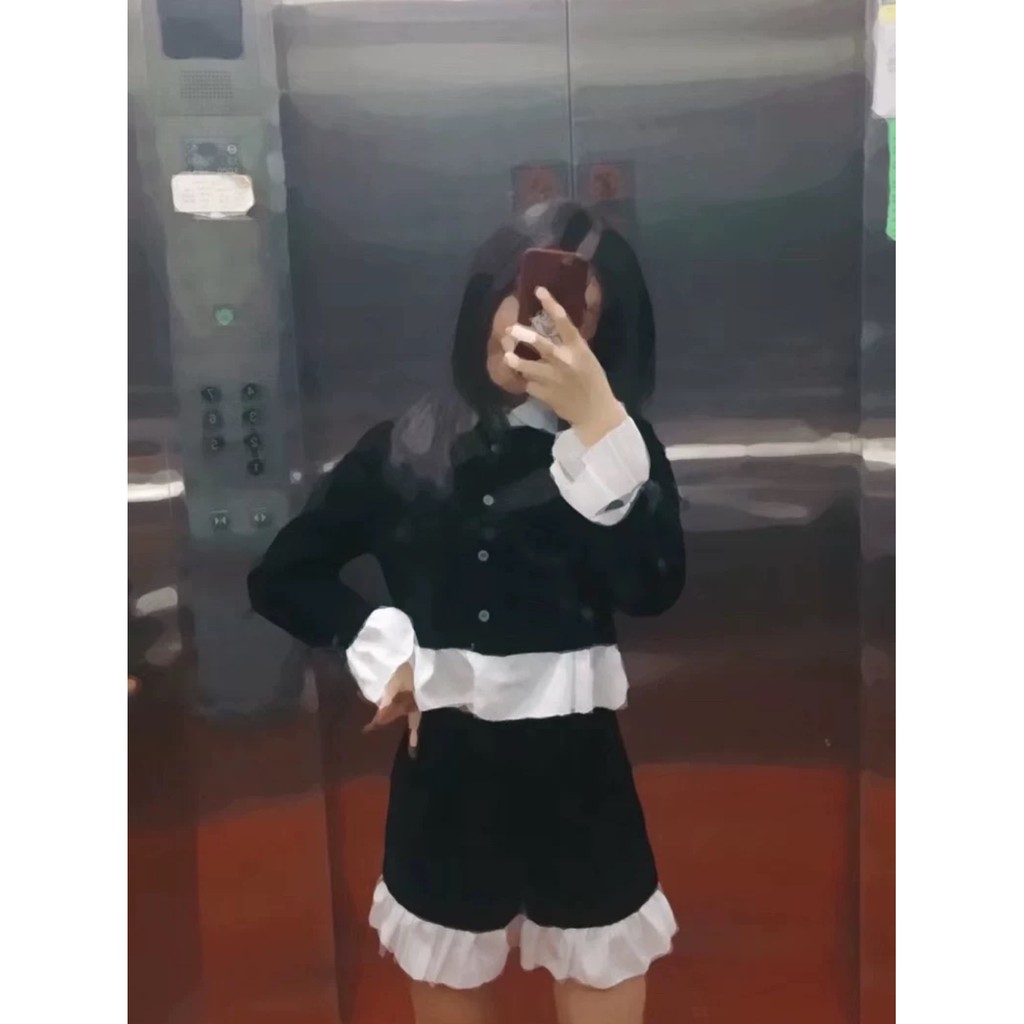 [Sẵn Hàng]♥️Set Áo+Quần Nhung Ulzzang(ảnh thật)Size S -&gt;2XL