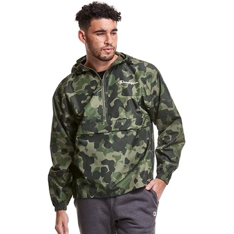 Áo khoác gió unisex Champ dư xịn khoá zip  BIGSIZE