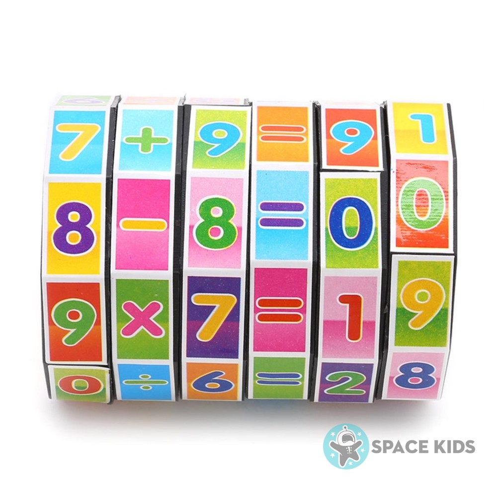 Đồ chơi cho bé Rubik toán học giúp tập làm phép tính cơ bản Space Kids