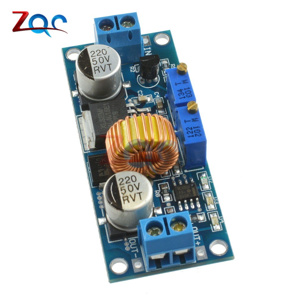 Bảng mạch hạ áp Cc/ Cv 5a Xl4015 E1 6-38v sang 1.25-36v Dc chuyên dụng