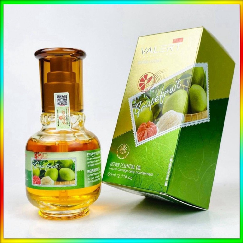 [ Hàng Chuẩn] Tinh Dầu Dưỡng Tóc Bưởi Grapefruit - Kích Thích Mọc Tóc, Thành Phần Thiên Nhiên 60ML