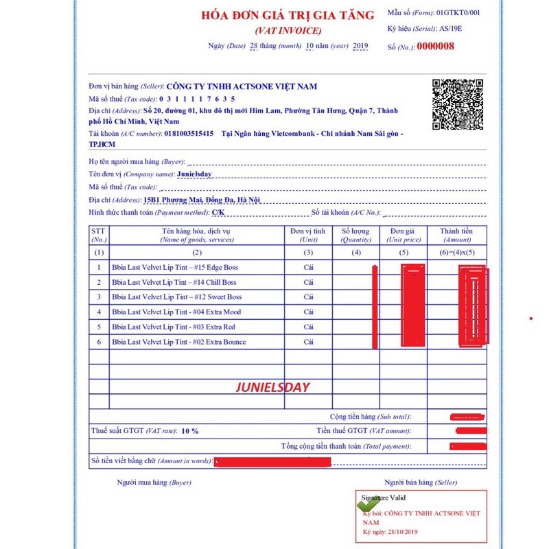 SON KEM LÌ BBIA LAST VELVET LIP TINT | BigBuy360 - bigbuy360.vn