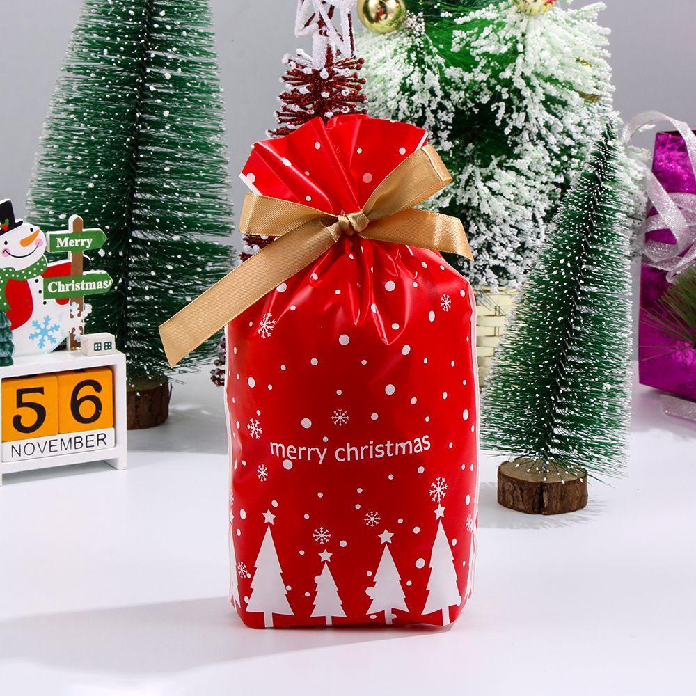 Set 5 Túi Đựng Kẹo Họa Tiết Giáng Sinh / Năm Mới