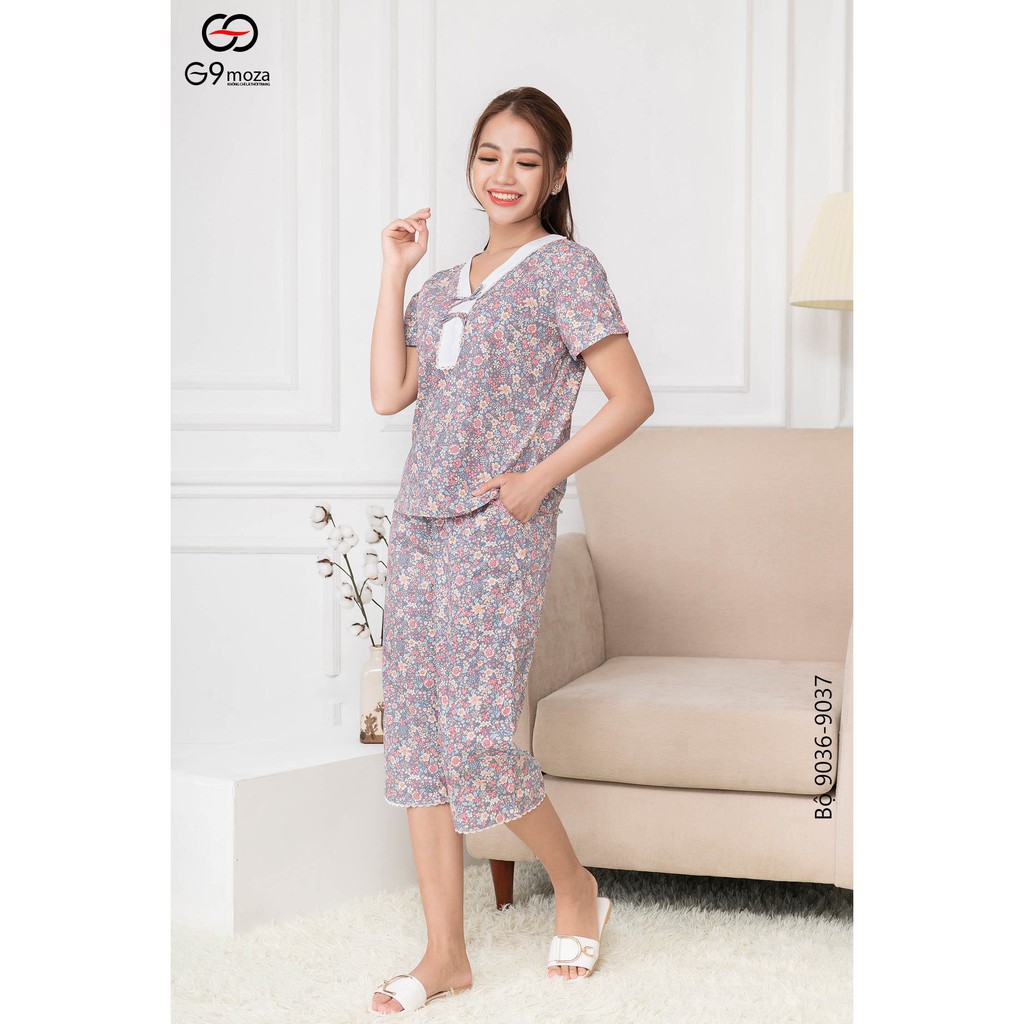 Bộ đồ nữ G9moza Chất liệu Thô Hàn 9036