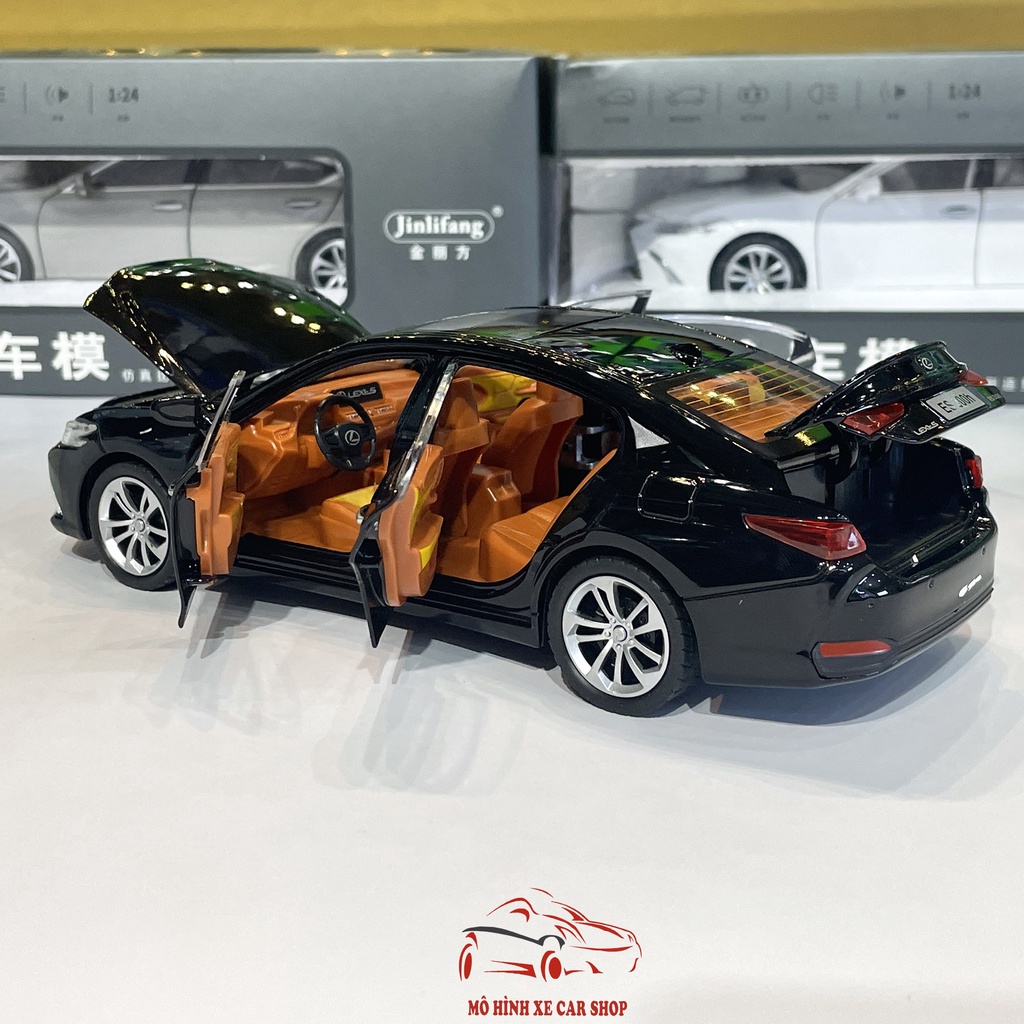 Mô hình xe bằng sắt Lexus ES 300h tỉ lệ 1:24 Carshop hãng JINLIFANG 3 màu