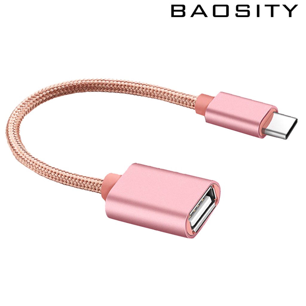 Dây Cáp Otg 15cm Chuyển Đổi Từ Giác Cắm Type-C Sang Usb 2.0