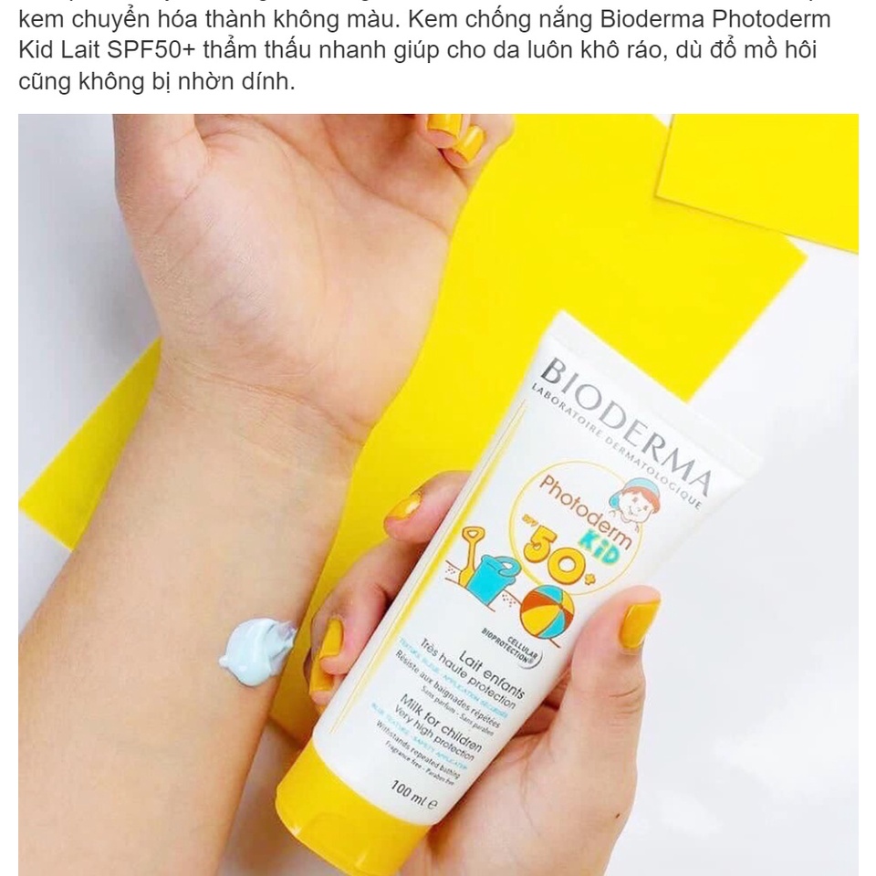 Kem chống nắng Bioderma Photoderm Kid SPF50+