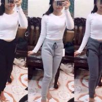 ÁO THUN CROPTOP TAY DÀI
