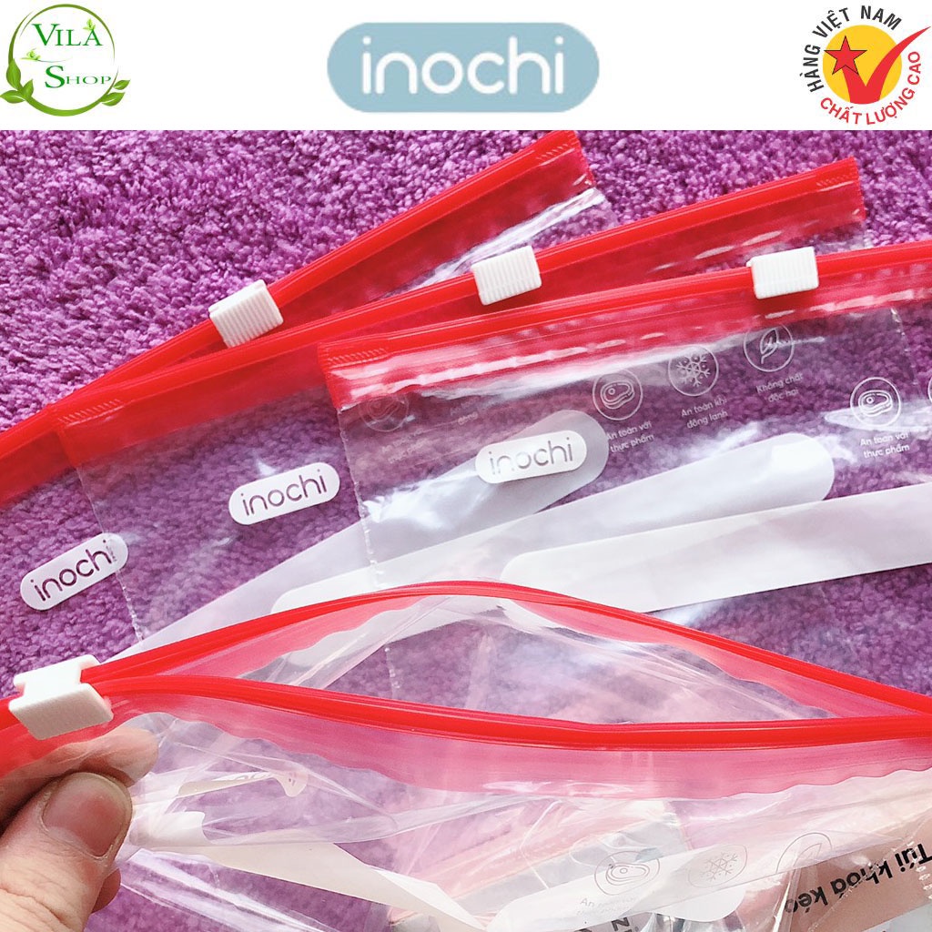 (Hộp 20) Túi Zipper Đa Năng Shinsen Inochi (KHÓA KÉO), Túi Đựng Thực Phẩm Tiêu Chuẩn Nhật, Tái Sử Dụng