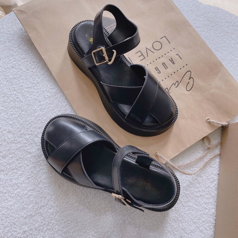 SANDAL BÁNH MÌ RỌ CHÉO QUẢNG CHÂU ( S233 S234 )