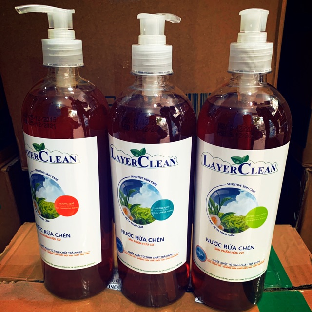 Nước Rửa Bát Layer Clean 800ml