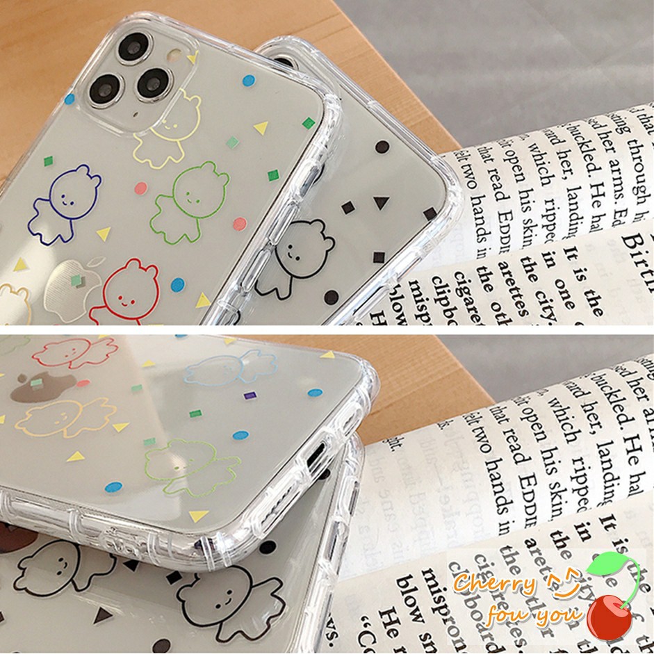 { Nhập mã SPE73886 Hoàn 10.000 xu}Ốp Điện Thoại Iphone Họa Tiết Gấu dễ thương | BigBuy360 - bigbuy360.vn