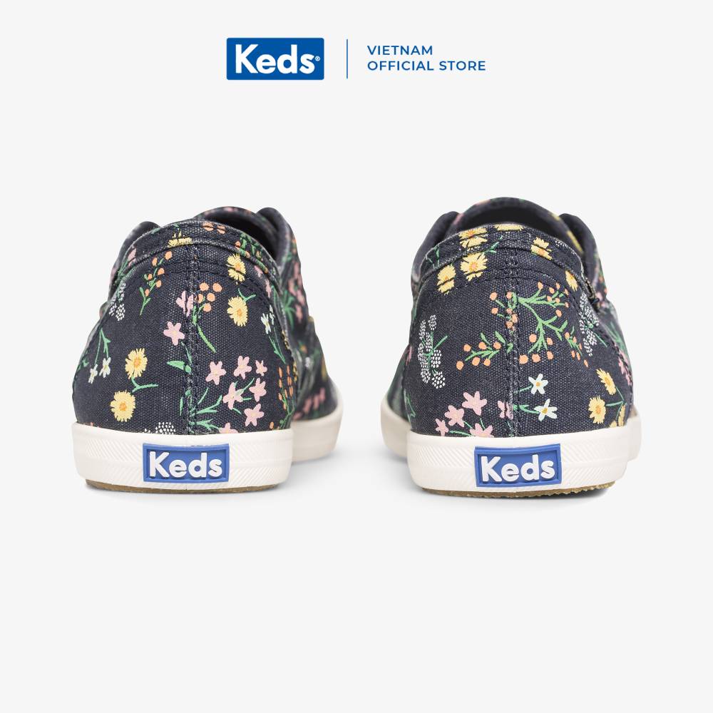 Giày Thể Thao Keds Nữ-  Keds x Rifle Paper Co. Chillax Petite Fleurs Printed- KD065565WF