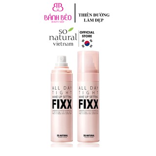 Xịt Khoáng Cố Định Lớp Makeup So' Natural All Day Tight Make Up Setting Fixx 75ml