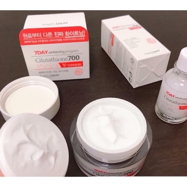 KEM DƯỠNG DA 7DAY WHITENING PROGRAM GLUTATHIONE 700 V-CREAM