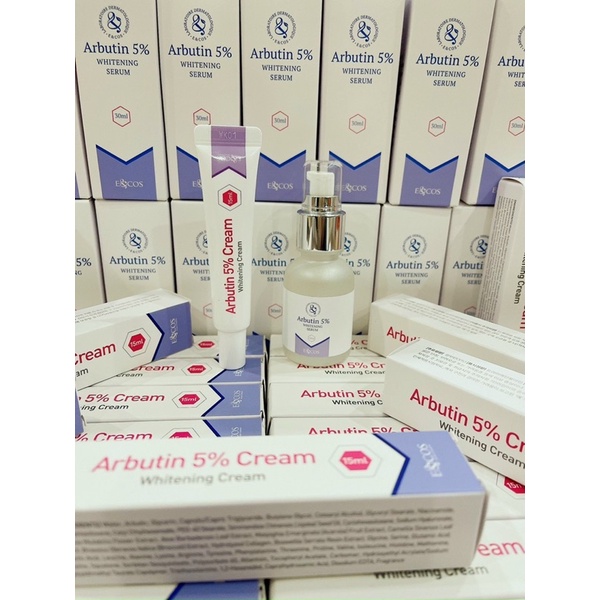 Serum ECOS Arbutin 5% dưỡng trắng da mờ thâm chống lão hoa