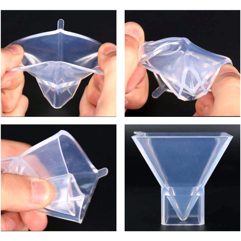 Khuôn Silicone Trong Suốt Dùng Làm Đồ Trang Sức Resin Epoxy Diy