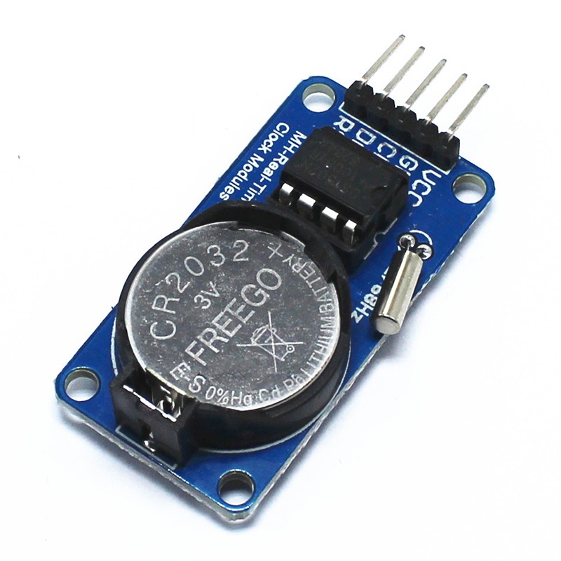 1 mô-đun đồng hồ thời gian thực RTC DS1302 cho AVR ARM PIC SMD cho Arduino