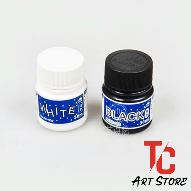 Mực vẽ KUELOX Kháng Nước (Đen, 30ml) Vẽ Skyists, manga...