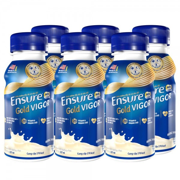 Lốc 6 chai Sữa Ensure gold Vigor 237ml