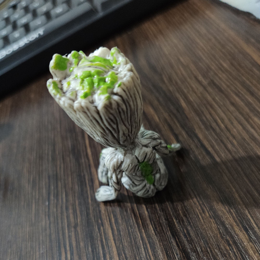 Marvel Đồ trang trí Nhân Vật Groot Đáng Yêu 6cm