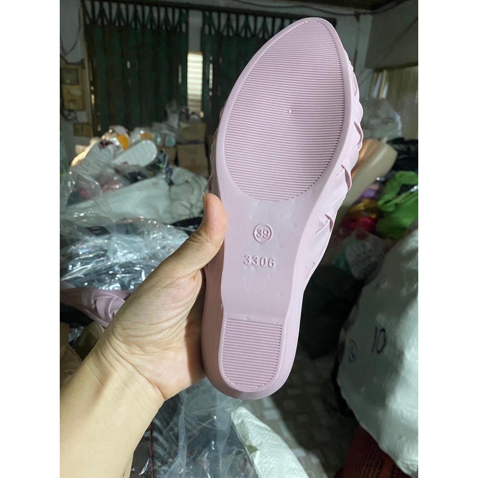 DÉP SỤC NHỰA ĐẾ CAO NỮ 3 PHÂN 3 MÀU ĐẸP KÈM SIZE 36-40-KHANGTRANDUY-HỨA VĂN SPORT