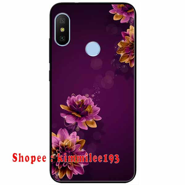 Ốp Lưng Xiaomi Mi 8, Mi A2, Mi A2 Lite (Redmi 6 Pro), Redmi Note 5 Pro Cúc Tím